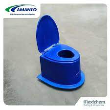 DURMAN LETRINA ABONERA CON ASIENTO, AZUL